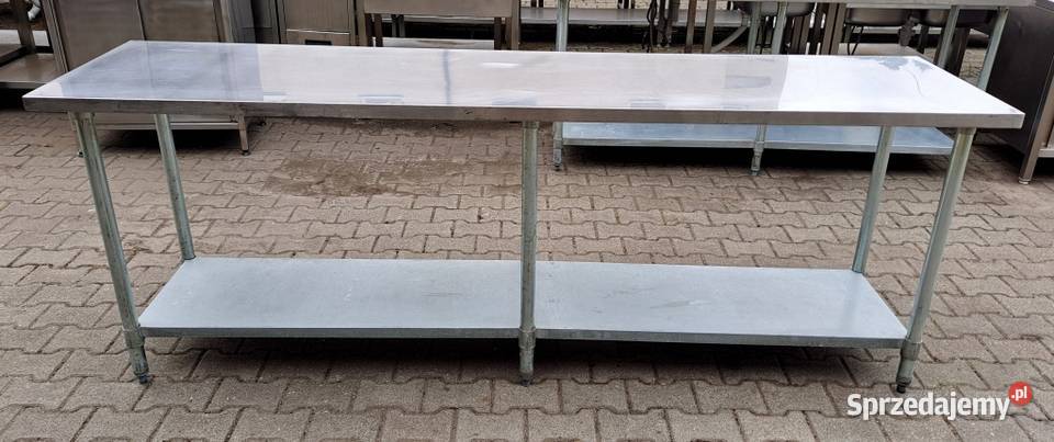 STÓŁ GASTRONOMICZNY CENTRALNY Z PÓŁKĄ 2446090 Nowe Skalmierzyce