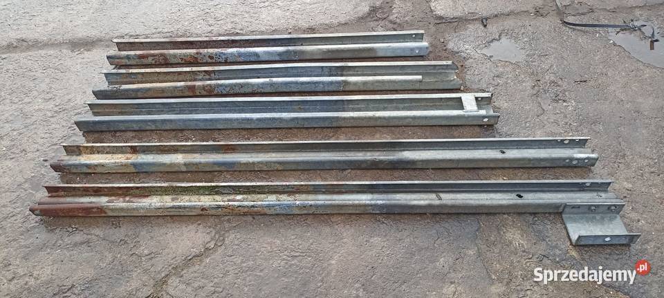 Słupki barier drogowych ocynkowane różne Bronisław sprzedam