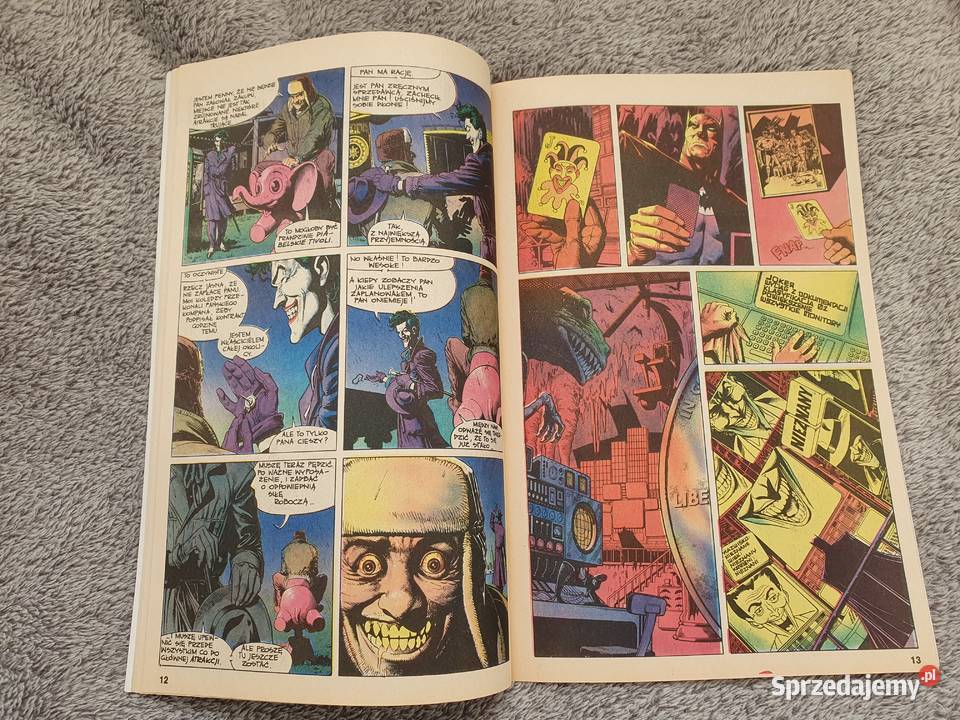 Batman Zabójczy Żart stan kolekcjonerski Rok wydania 1991 pomorskie Gdynia