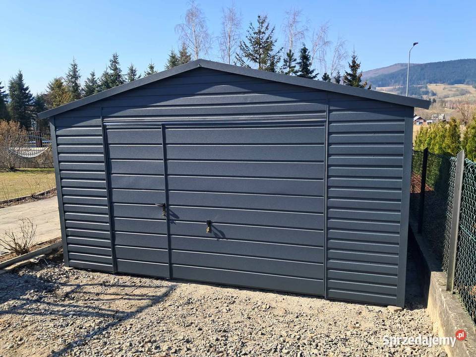 Garaż blaszany wiata Wzmocniony PROFILAMI sprzedam
