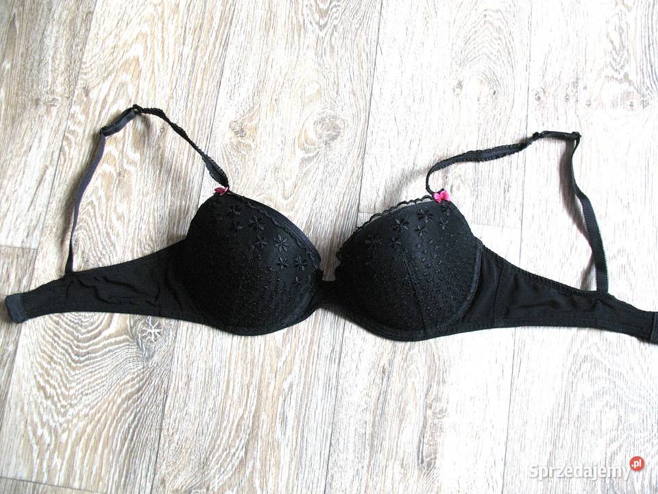 Biustonosz pushup 36 B czarny Biustonosze Siedlce sprzedam