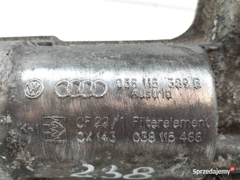 OBUDOWA FILTRA OLEJU 038115389B 19 TDI VW świętokrzyskie