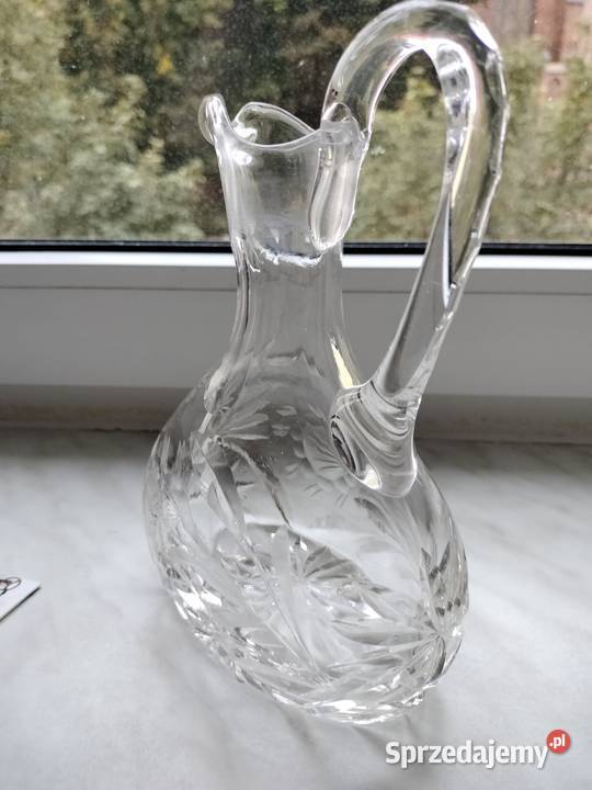 Kryształowa karafkastary wyrób Choszczno