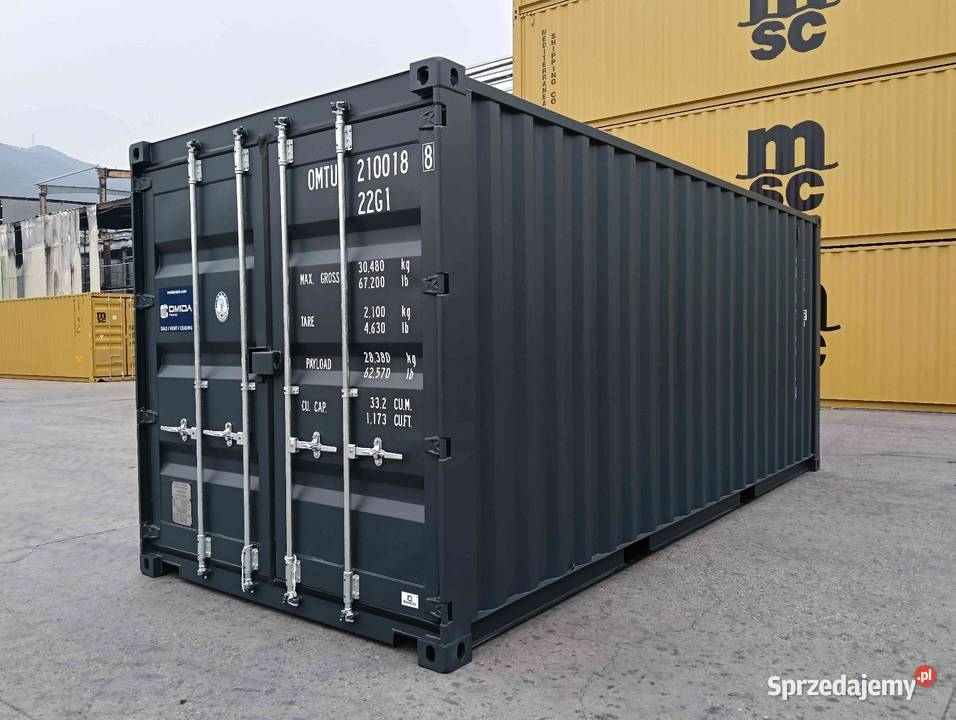Kontener magazynowy morski 2025r 20DV nowy 6 Poznań