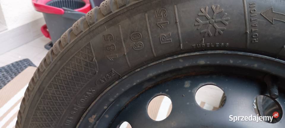 Felgi 4x100 r15 z dwiema oponami zimowymi kleber mazowieckie Jabłonna