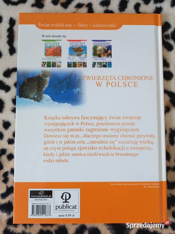 Zwierzęta chronione w Polsce seria Świat wokół twarda małopolskie Kraków sprzedam