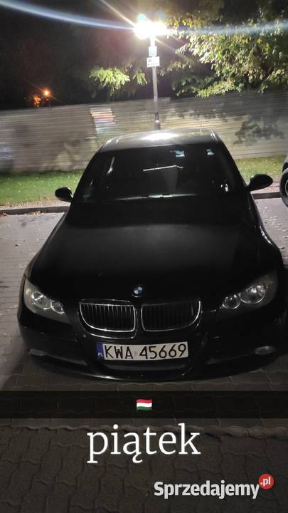 Samochód Czarne BMW E90 318i 20 benzyna 6biegowy Seria 3 Nowy Targ sprzedam