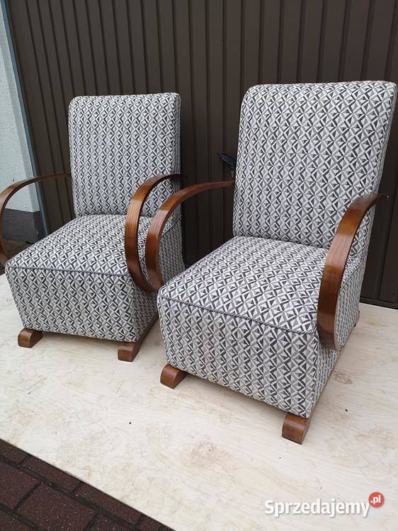 Para Foteli Stylu Art Deco Unikatowe Bujane Meble sprzedam