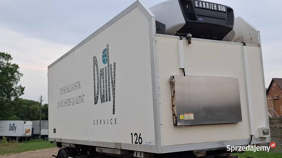 Chłodnia BDF 18 Palet agregat Carrier Supra 950 Samochody ciężarowe Mieszkowice
