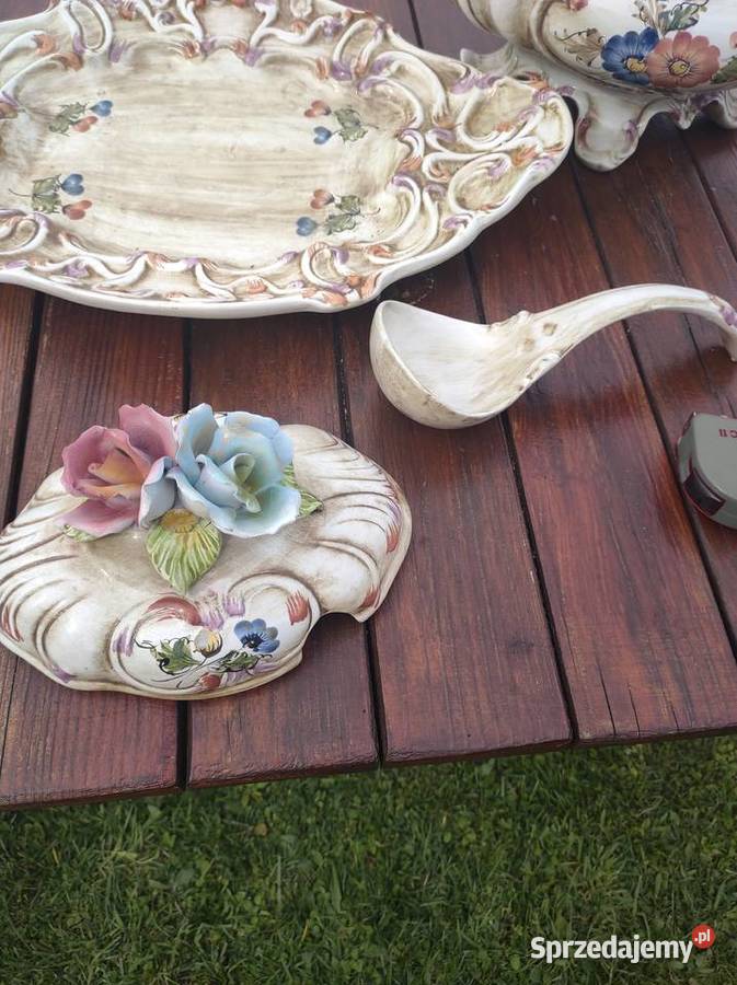 waza porcelanowa antyk świętokrzyskie Fałków