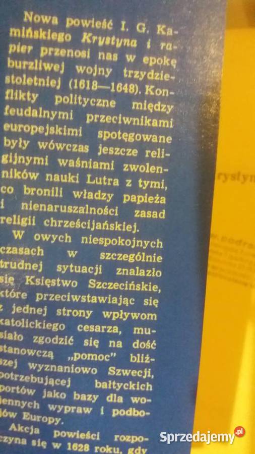 Krystyna i rapier unikatowe książki prezenty