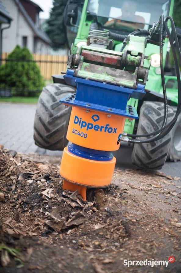 Dipperfox 400 leśna frezarka do pni karczowanie Jarocin