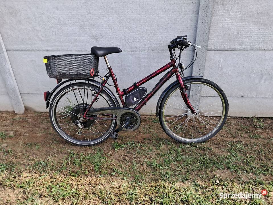 Rower elektryczny 500vat 36 volt 26 koła damka Dębica sprzedam