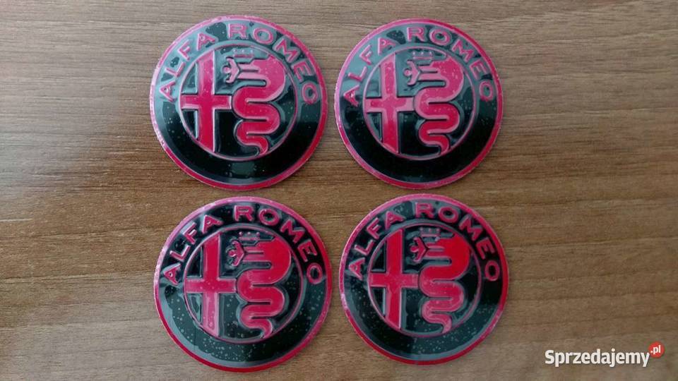 NOWE logo Alfa Romeo 50mm 4 kolory znaczek