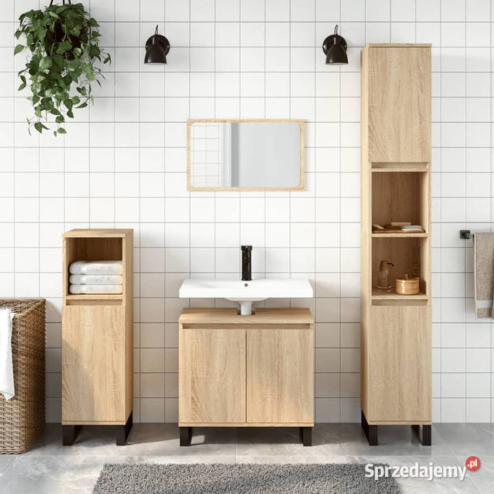Szafka łazienkowa dąb sonoma 58x33x60 WM831591 Warszawa sprzedam