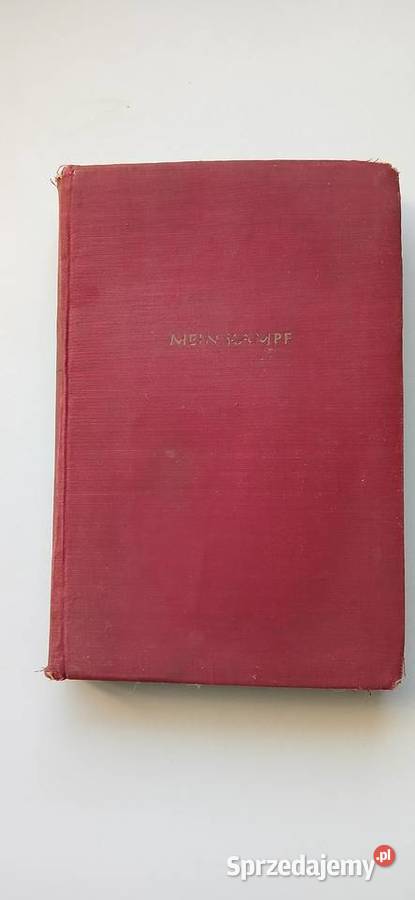 Mein Kampf wydaniez 1940r twarda Ząbkowice Śląskie