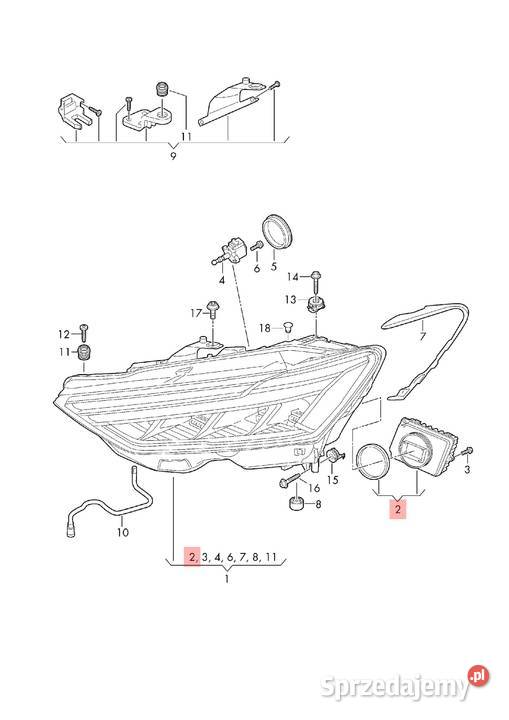 STEROWNIK MODUŁ LED AUDI A6 A7 4K0941572DC sprzedam