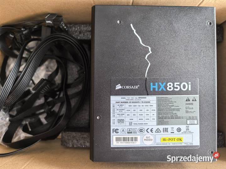 Zasilacz komputerowy Corsair HX850i lubuskie Gorzów Wielkopolski