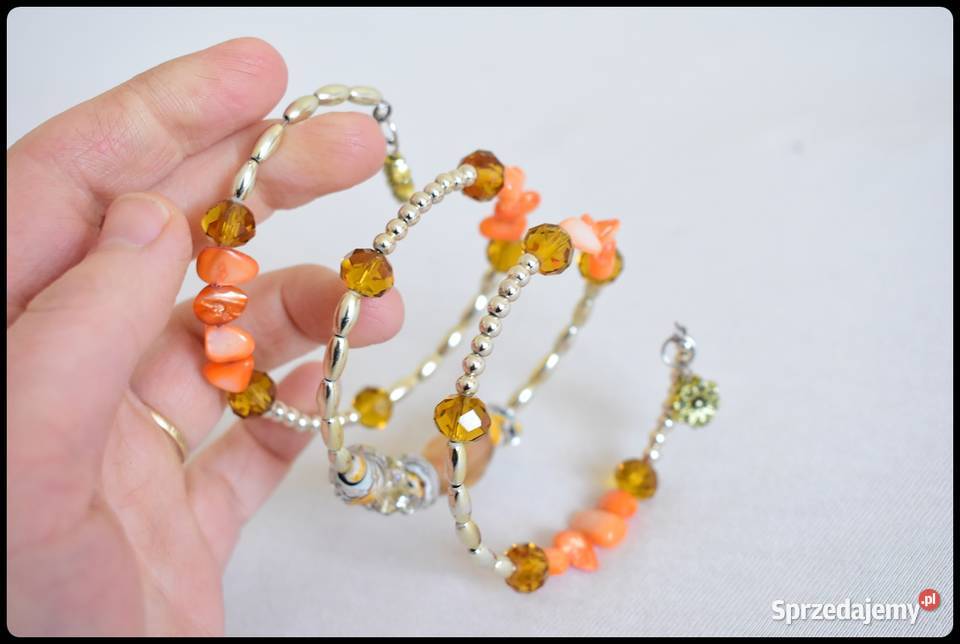 Kolorowa elastyczna bransoletka mazowieckie