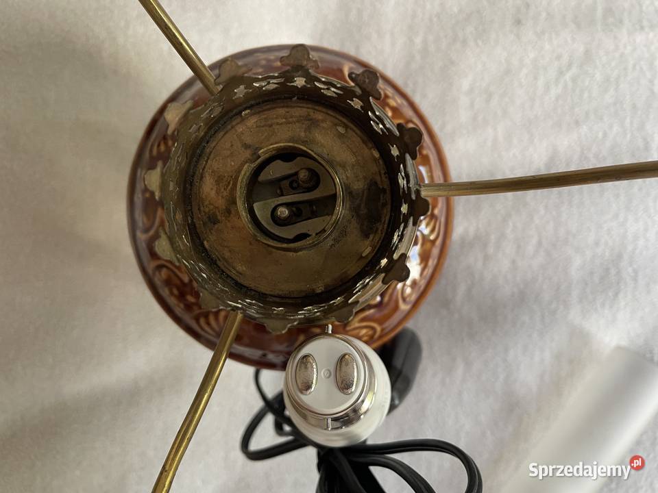 Stara lampa PRL WZMPT G1 Wałbrzych sprawna Kołobrzeg