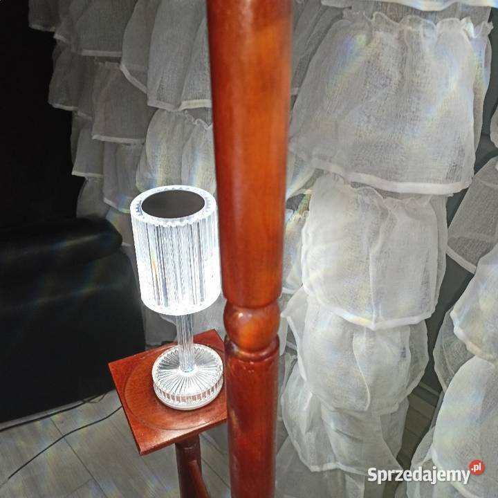 KWIETNIK DREWNIANY 4 ramienny styl vintage 100 brązowy Ropczyce