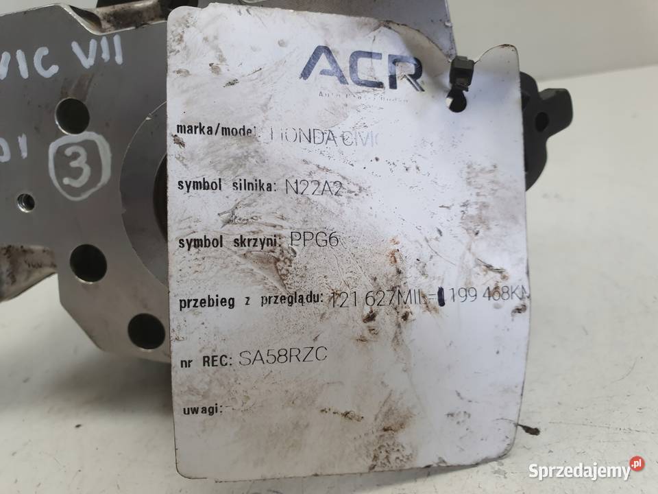 Honda Civic VIII 22 iCTDI POMPA WTRYSKOWA paliwa Rudka sprzedam