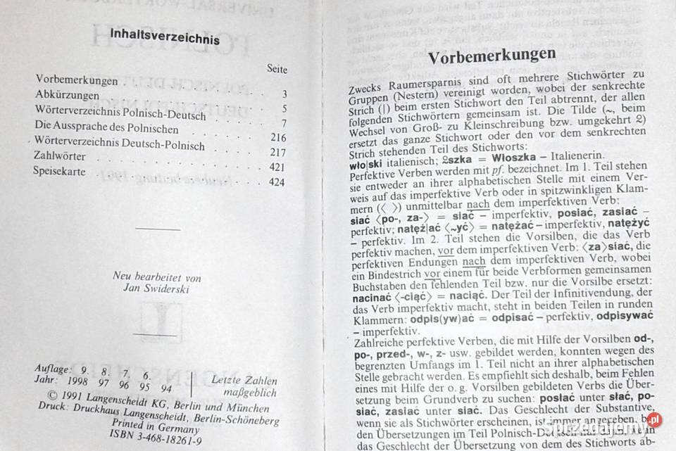 Langenscheidts UniversalWorterbuch Polnisch lubelskie Chełm sprzedam