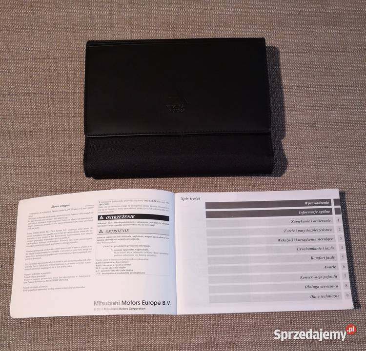 Instrukcja obsługi samochodu Mitsubishi Lancer śląskie Katowice