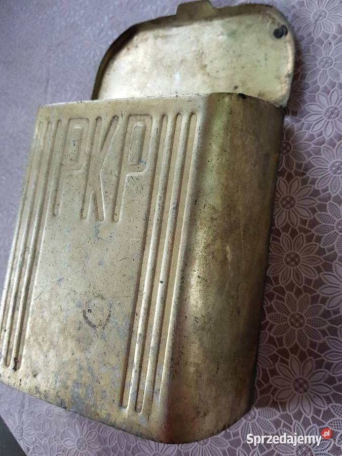 AluminiumPKPPiękna duża zabytkowa popielniczka z Pozostałe zachodniopomorskie