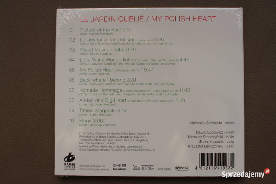 Vladyslav Sendecki Atom String Quartet Le Jardin CD Płyty i kasety Warszawa