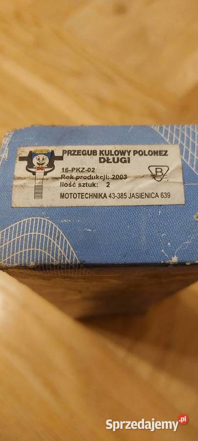 Przegub kulowy dlugi końcówka drążka Polonez Cholerzyn