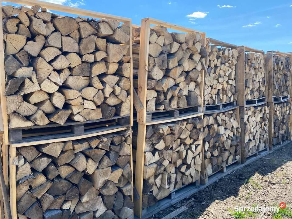Drewno kominkowe opał SUCHY UKŁADANY Transport Ogrzewanie