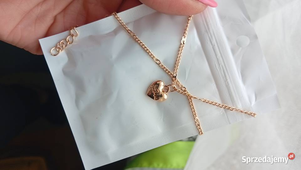 Łańcuszki serce bądź wąż