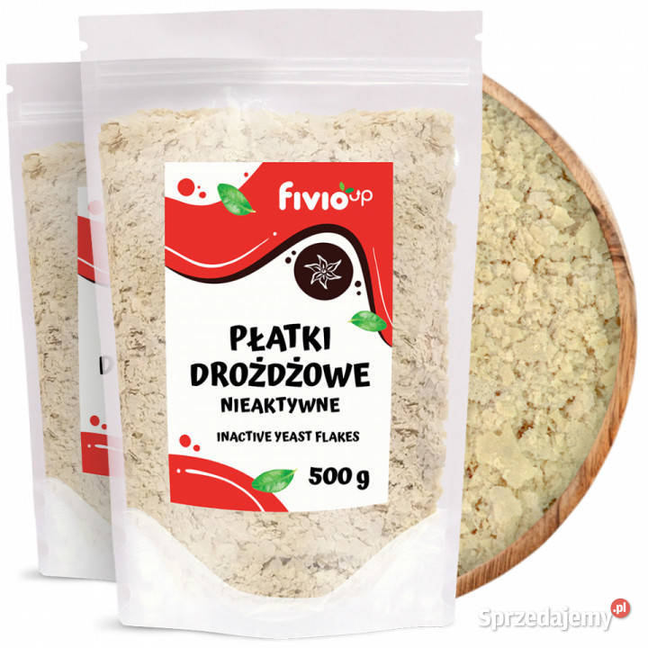 fivio Płatki drożdżowe 1000G 2 x 500g Brzozów