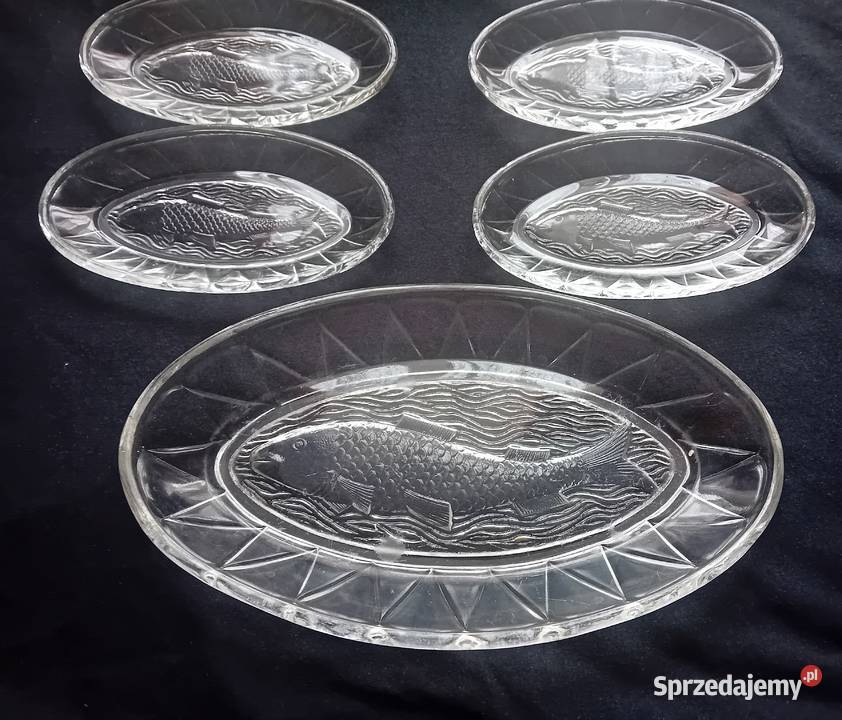 Komplet śledziówek z rybą 16 huta Zawiercie Koźminek sprzedam