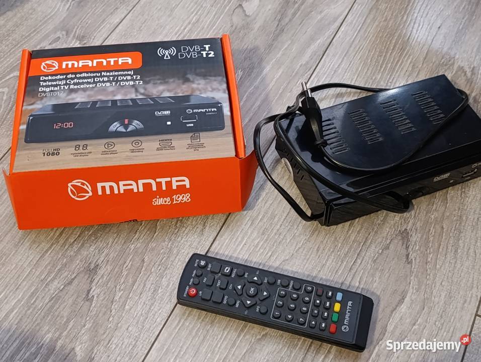 dekoder naziemnej telewizji cyfrowej Manta wielkopolskie Poznań