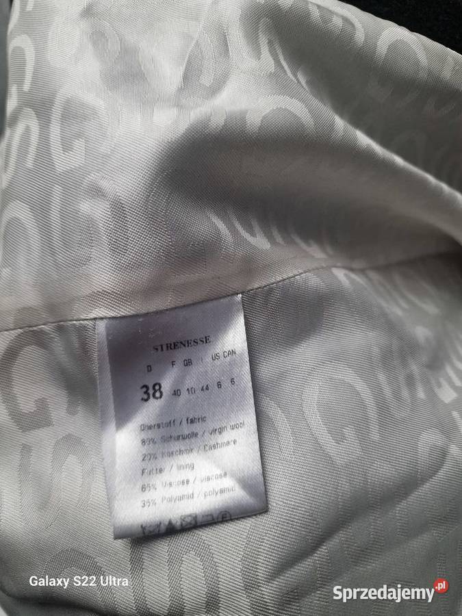 Płaszcz wełniano kaszmirowy PREMIUM Kurtki i płaszcze Skierniewice