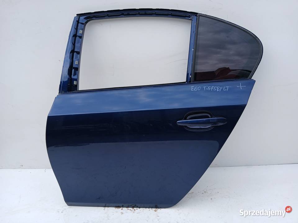 DRZWI LEWE TYLNE BMW E60 TIEFSEEBLAU