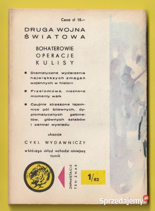 ŻÓŁTY TYGRYS BÓJ POD RIETSCHEN 1982 Łódź