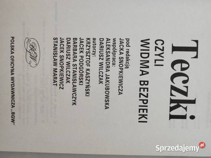 Teczki czyli widma bezpieki Jacek Snopkiewicz Pozostałe Kielce