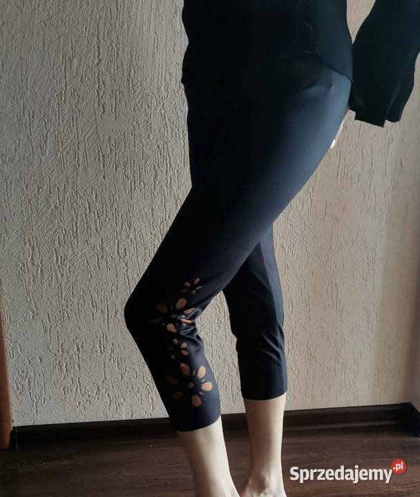 Legginsy damskie czarne Lędziny