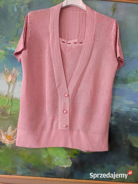 vintage sweter bluzka narzutka kardigan bolerko fioletowy Kielce