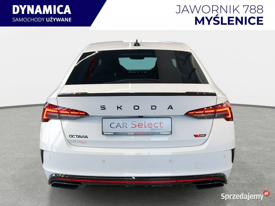 koda Octavia VAT 23 RS 20TSI 265 DSG 2025 r nawigacja Myślenice
