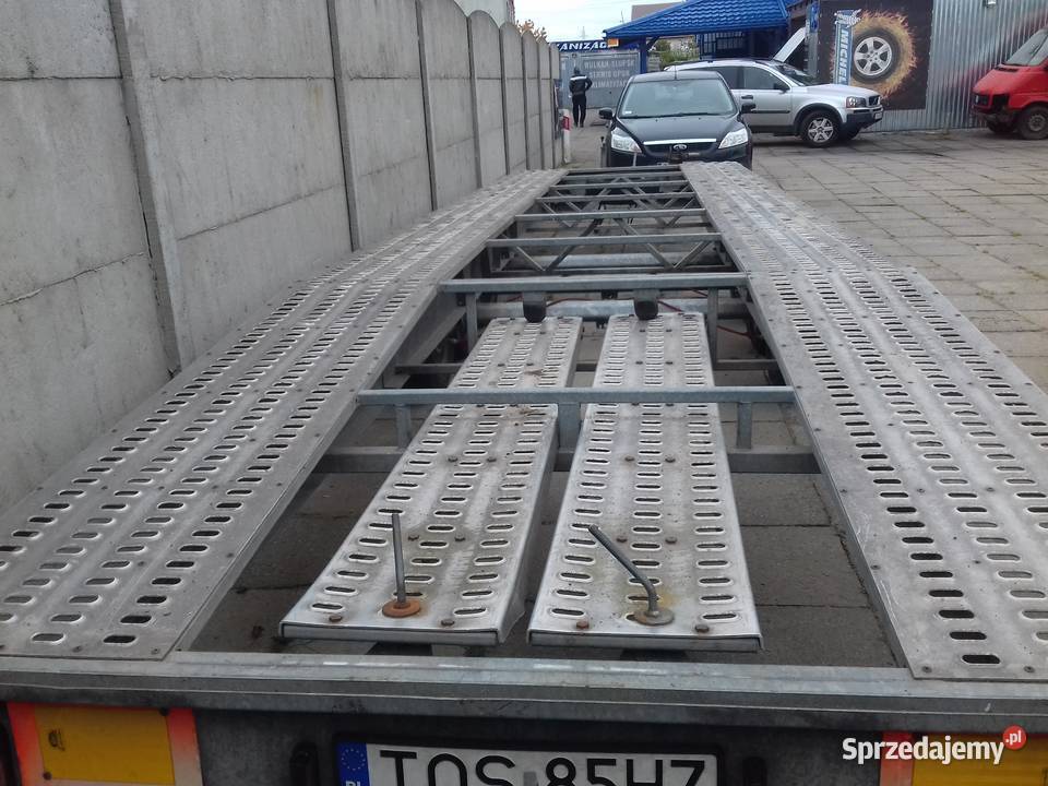 LAWETA PODWÓJNA 8M SPROWADZONA Z NIEMIEC 2600kg Słupsk sprzedam