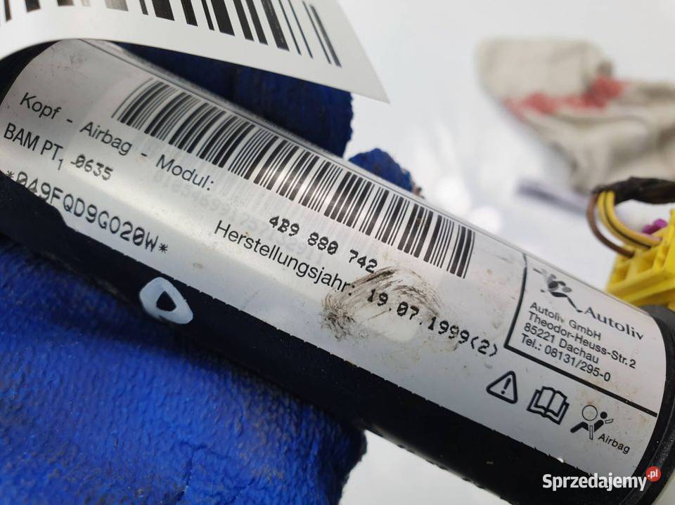 KURTYNA PRAWA AUDI A6 C5 4B9880742 Lipno