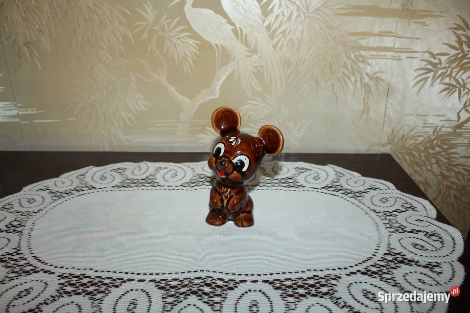 Myszka 2 Porcelit Ceramika PRL Porcelana i szkło Chorzów