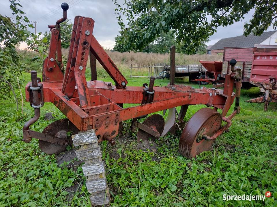 Pług 4skibowy obrotowy kverneland zabezpieczenia Sośno