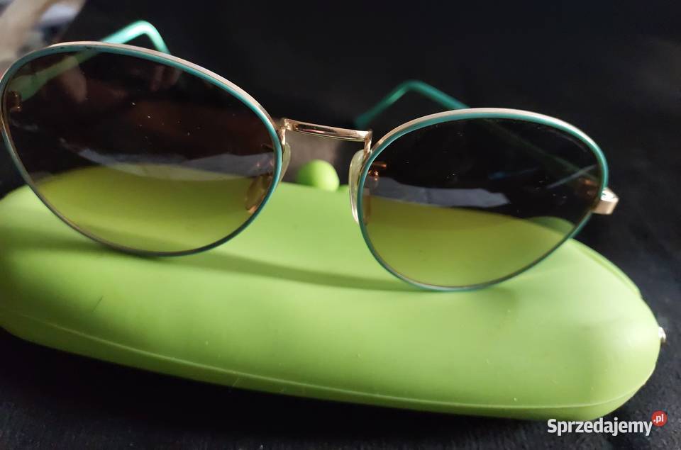 Okulary przeciwsłoneczne Esenbach metal zielony Dla kobiet
