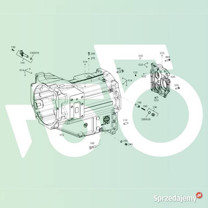 Obudowa Skrzynia ZF 2093460014 2093319025