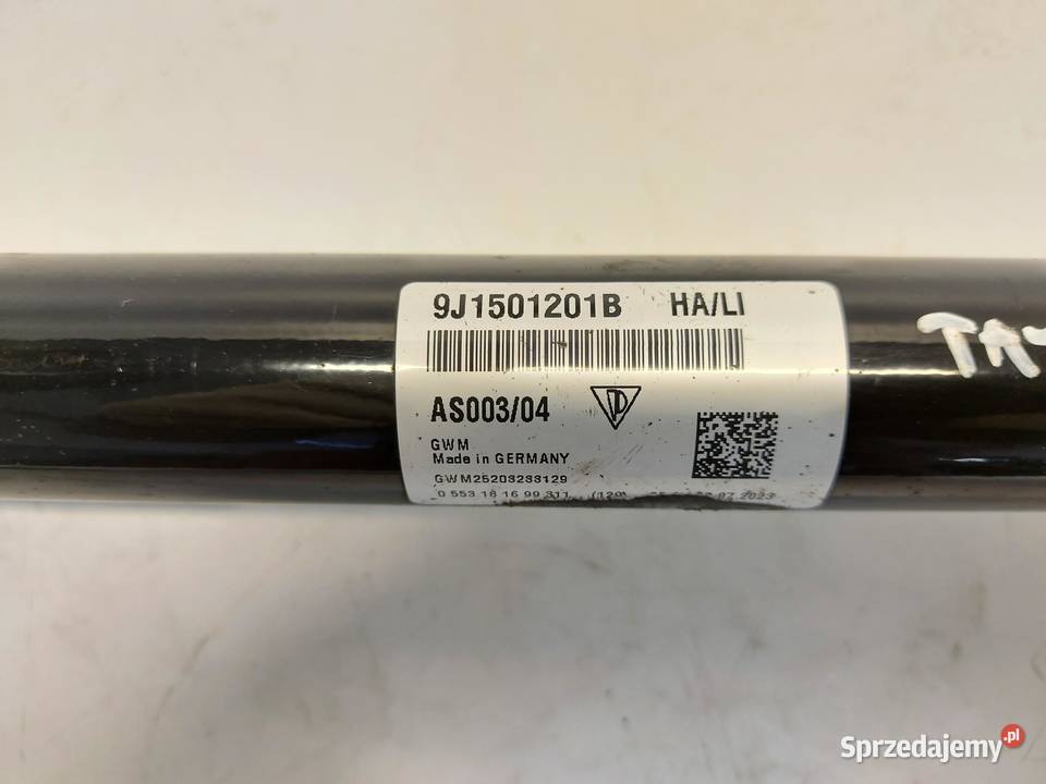 Porsche Taycan GTS 9J1 2023r Półoś tył lewa